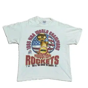 1995 NBA 챔피온 휴스턴 로켓츠 T셔츠 L