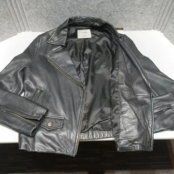 STUDIOUS 블랙 라이더 자켓 사이즈 1 양가죽