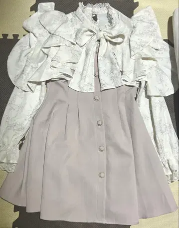 ROJITA 원피스 핑크 리본