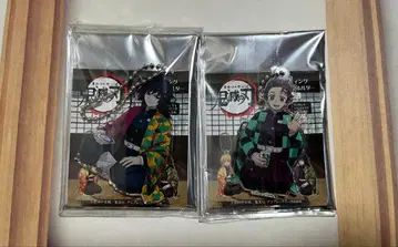 귀멸의 칼날 팝업 스토어 한정판 아크릴 키링 토미오카 기유 카마도 탄지로