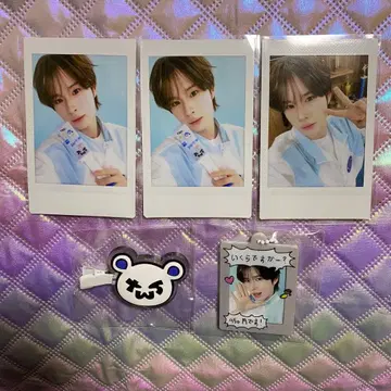 TWS 팝업 캡슐 토이 헤어 클립 경민 세트