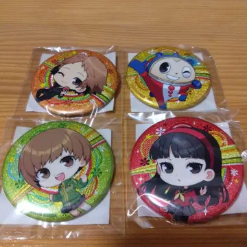 페르소나 4 더 골든 라쿠텐 컬렉션 캔 배지 요스케 치에 유키코 쿠마