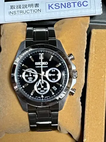 SEIKO 크로노그래프 손목시계 KSN8T6C