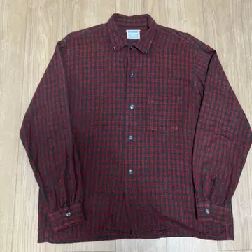 [ 레어 60s ] PILGRIM 필그림 코튼 셔츠 L 사이즈 호배색