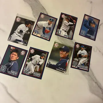 [ 세이부 라이온즈 ] 2009년 공식 베이스볼 카드 8장 세트