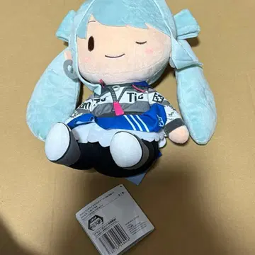 프로젝트 세카이 후와푸치 L 봉제 인형 스트릿의 세계의 하츠네 미쿠