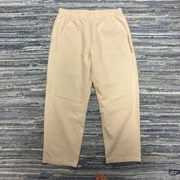 미사용 무인양품 MUJI XL 천연색 베이지 이지 와이드 팬츠