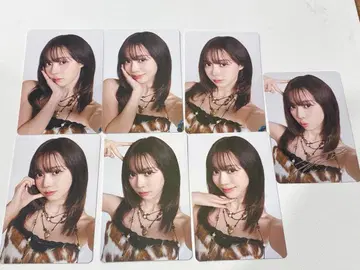 aespa 랜덤 트레이딩 카드 윈터 금박 사인 포함 7장 세트