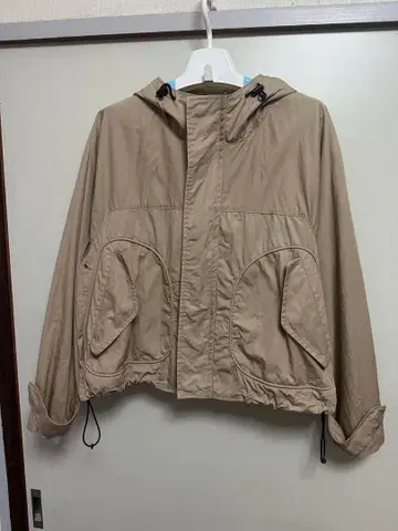 zucca 후드 부착 베이지 자켓