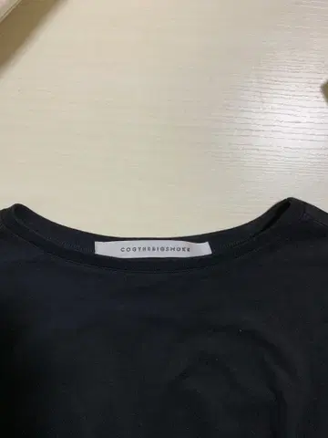 cogthebigsmoke 블랙 슬리브리스 T셔츠