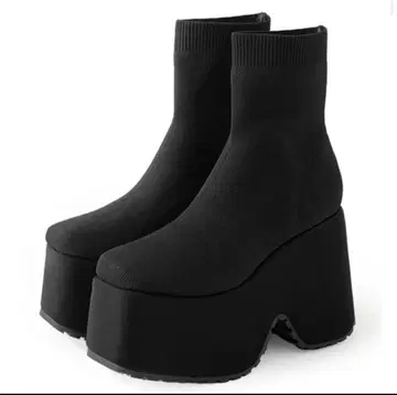 통굽 힐 삭스 숏부츠[zr1460] grl