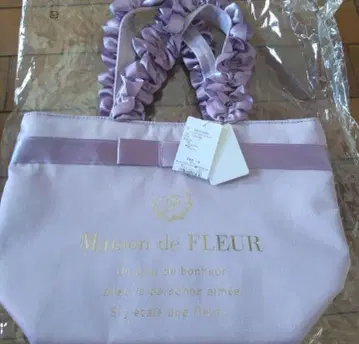 택 포함 미사용 새상품 메종 드 플뢰르 백