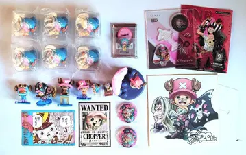 원피스 초파 냥피스 월드 컬렉션 아크릴 스탠드 캔뱃지 세트