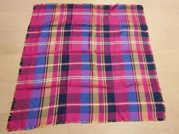 마가렛호웰 실크 스카프 체크