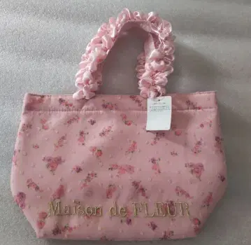 택 포함 미사용 새상품 메종 드 플뢰르 백