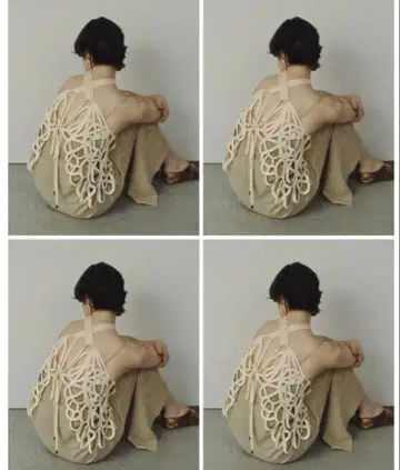 eaphi EMBROIDERY CORD VEST