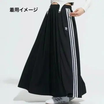 [ 새상품급!! ] adidas 저리 원단 롱 스커트 아디다스 3개 라인