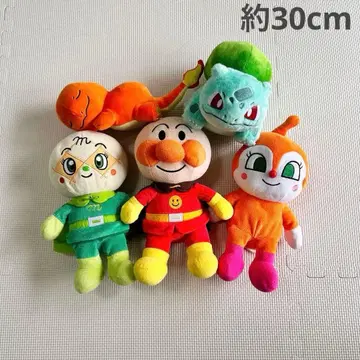 호빵맨 포켓몬 봉제 인형 30cm 5개 묶음 판매