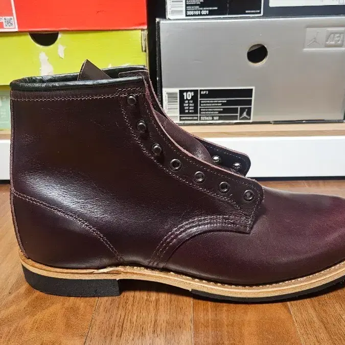 Red Wing Beckman Excalibur Black Cherry Boots Men\'s Sz 10.5D 9419 Leather SECOND Red wing leather beckman - Gem main image 4