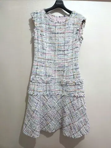 컨디션 최상 마리엘 카세트 트위드 원피스 르네