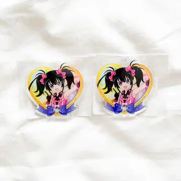 프리티 리듬 오로라 드림 아크릴 키링 2개 쿠리스 카나메