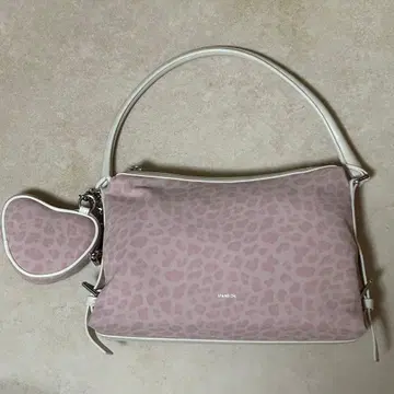 스탠드 오일 매쉬 백 미니 (레오파드 핑크) 참 2개 포함