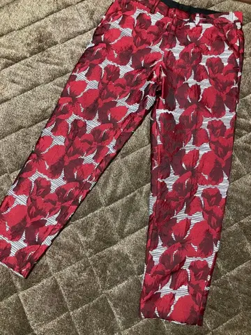 ASOS 플라워 자수 자카드 슬랙스 W32