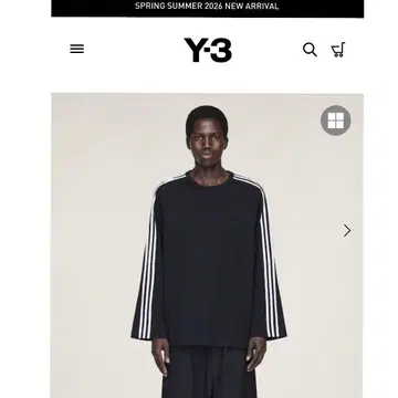 [새상품] Y-3 롱 슬리브 티