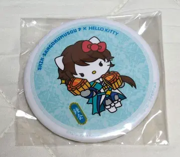 진 삼국무쌍 7 진 삼국무쌍 종회 진 캔뱃지 헬로키티 콜라보 KITTY