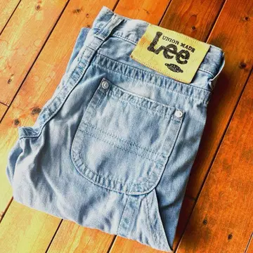 Lee 라이트 블루 스트레이트 데님 팬츠