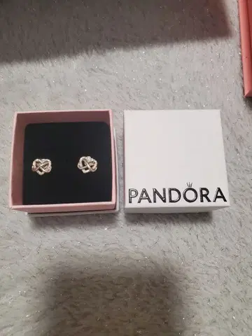 판도라 하트 인피니티 귀걸이 실버 925 ALE