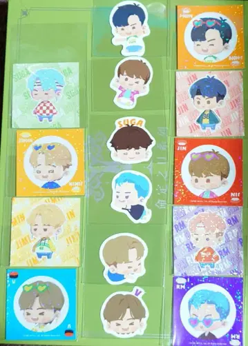 BTS 스시로 콜라보 스티커&피크