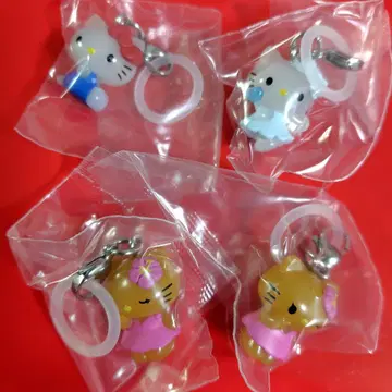 헬로키티 표시 액세서리 스탠다드 ver 일광화상 ver 천사 4개