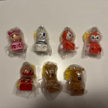 호빵맨 블록 라보 7체 가챠가챠