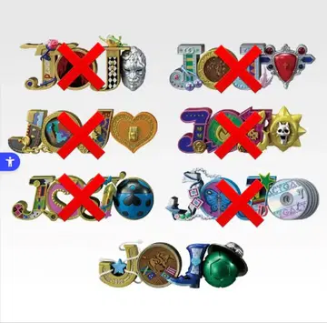 죠죠의 기묘한 모험 로고 피규어