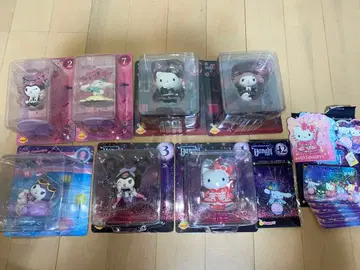 Happy 복권 산리오 할로윈 불꽃놀이 피규어상 키티 쿠로미 등 모음