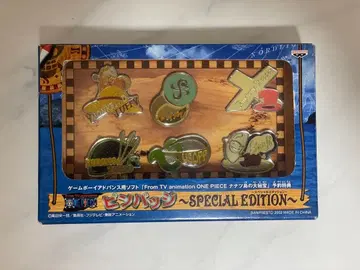 ONE PIECE 핀 배지 6개 세트 SPECIAL EDITION 한정판