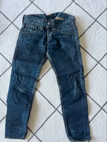 가격 인하 Levi's Red 데님 팬츠 구제 의류풍 스트릿