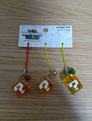 USJ 닌텐도 월드 마리오 스트랩 3개 세트