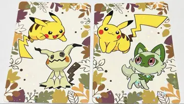 PRONTO 포켓몬 피카츄 미미큐 냐오하 카드 프로