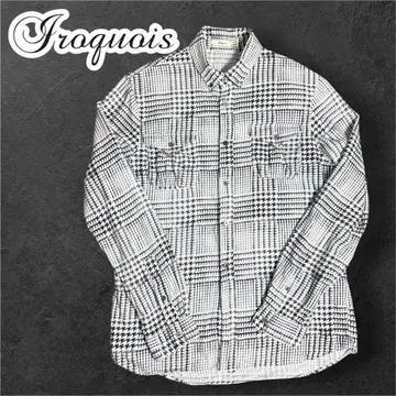 iroquois 이로코이 그라데이션 셔츠 실크 혼방