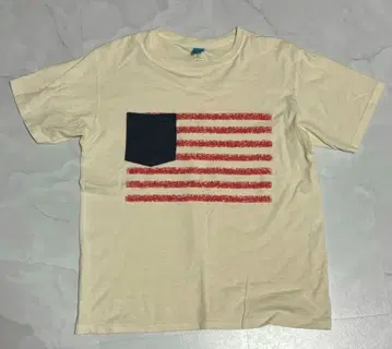 레어 빈티지 USA제 굿온 USA 국기 반팔 티셔츠 남성용