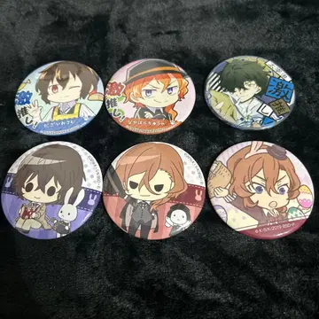 문호 스트레이독스 문스토 다자이 오사무 나카하라 츄야 구 쌍흑 캔뱃지