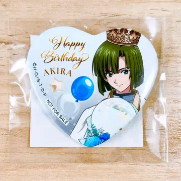 히카루의 바둑 제비뽑기당 타카야 아키라 Birthday 특전 하트 캔뱃지