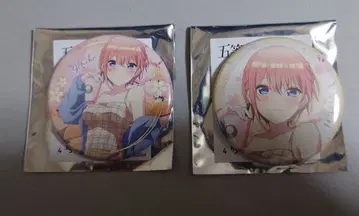 5등분의 신부 꽃 피는 그녀와 봄의 한입 이치카 캔뱃지 세트