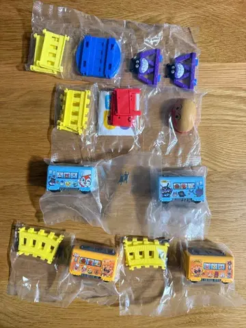 호빵맨 캐릭터 레일 가챠 6점 세트