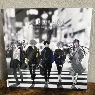 요네야마 마이 RADIOEVA 특전 골판지 대형 엽서 색지 에바