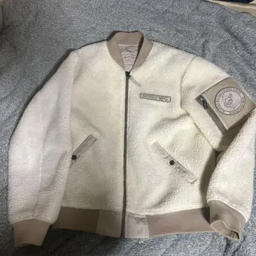 AVIREX 플리스 자켓 M 사이즈 크림