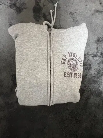 GAP ATHLETIC 그레이 집업 후드티