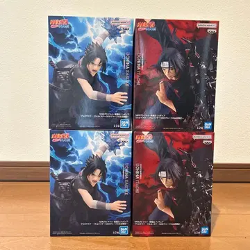 NARUTO 돌풍전 사스케 이타치 피규어 4체 세트 GIGO 한정판
